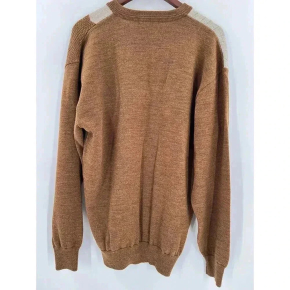 VINTAGE Lou Graham Refined V Neck Geometric Sweater Measures Size LARGE EUC - Picture 4 of 9